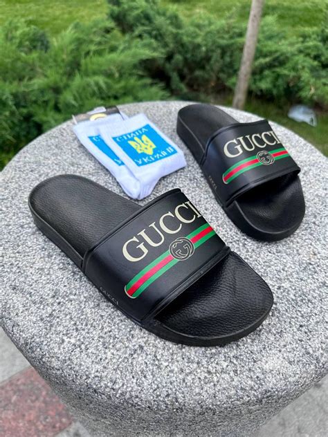 Мужские шлепанцы Gucci